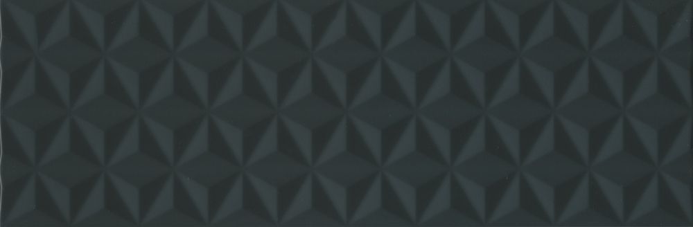 

12121R Диагональ черный структура обрезной 25*75 керам.плитка, Серый, Диагональ