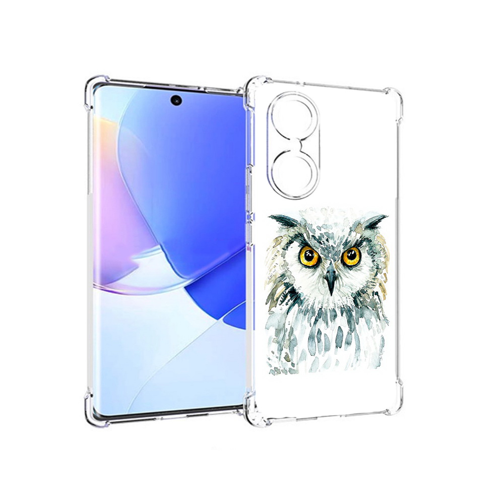 

Чехол MyPads Tocco для Honor 60 Серьезная сова, Прозрачный, Tocco