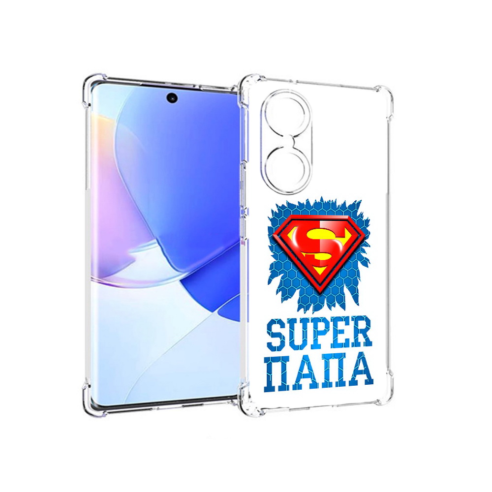 

Чехол MyPads Tocco для Honor 60 Супер Папа, Прозрачный, Tocco