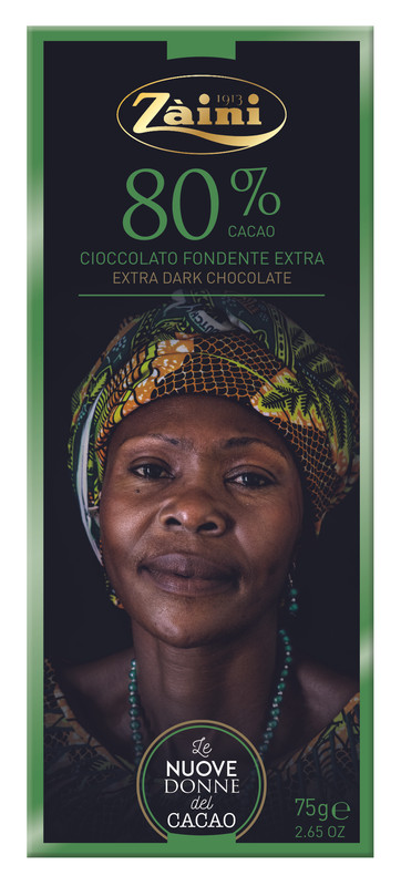 Горький шоколад Zaini 80% какао Women of cocoa, 75г