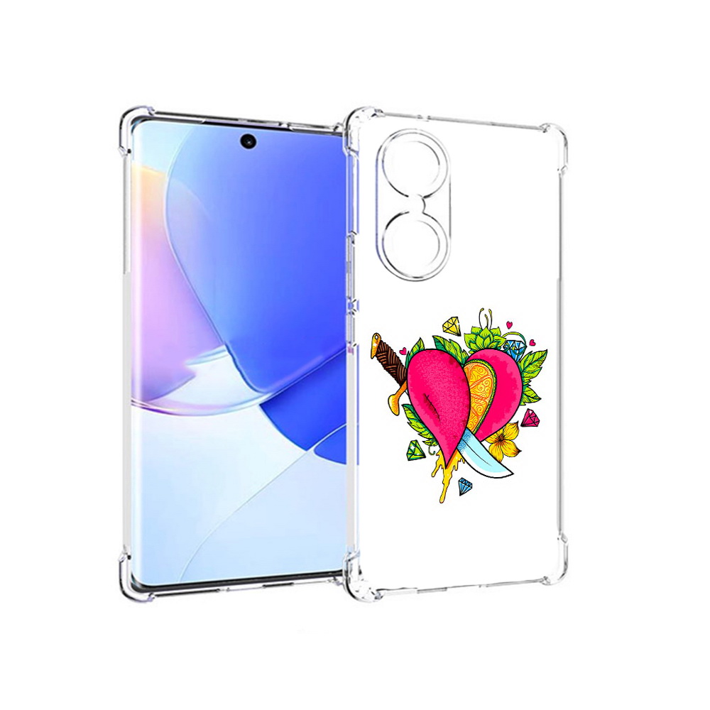 

Чехол MyPads Tocco для Honor 60 Фруктовое сердце, Прозрачный, Tocco