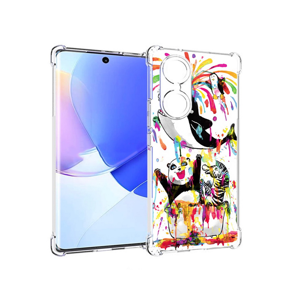 

Чехол MyPads Tocco для Honor 60 Хиппи кит, Прозрачный, Tocco