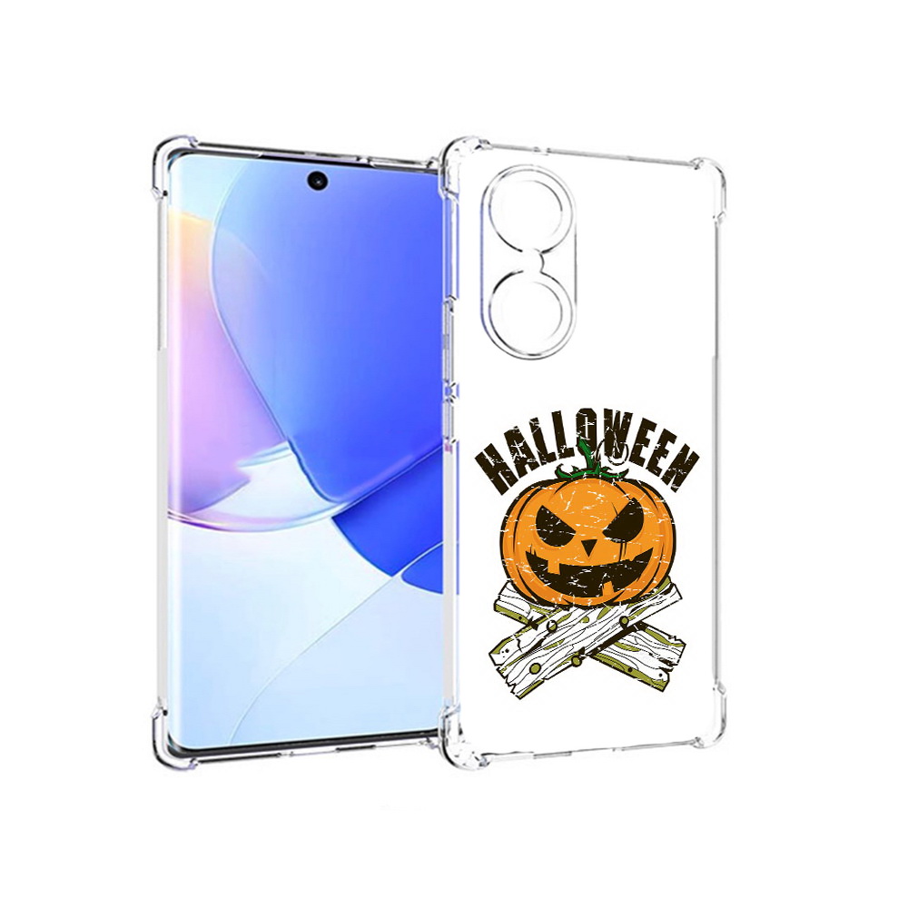 

Чехол MyPads Tocco для Honor 60 Хэллоуин доски тыква, Прозрачный, Tocco