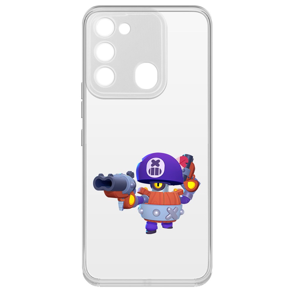 

Чехол-накладка Brawl Stars-Дэррил для Tecno Spark Go 2022