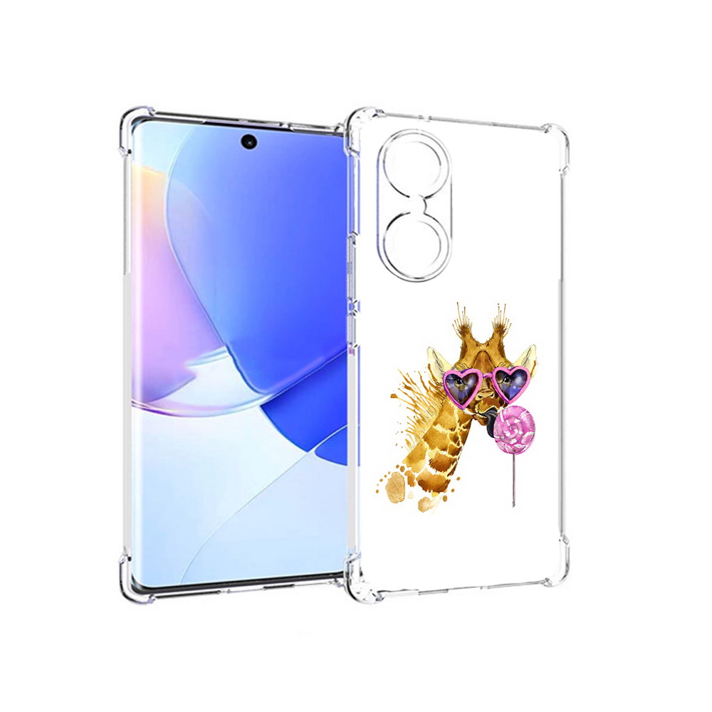 

Чехол MyPads Tocco для Honor 60 акварельный жираф, Прозрачный, Tocco