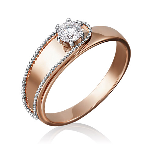 

Кольцо из золота с бриллиантом р. 17 PLATINA jewelry 01-5206-00-101-1111-30, 01-5206-00-101-1111-30