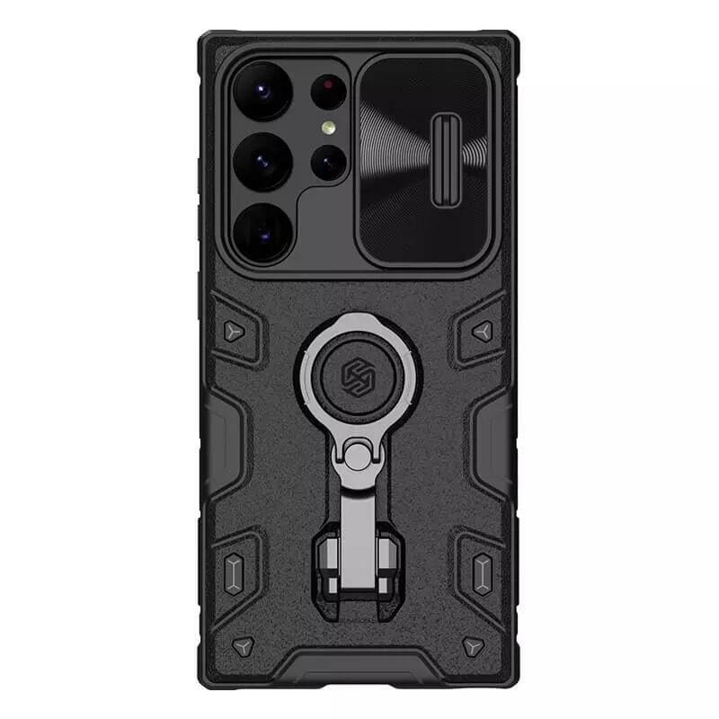 

Противоударный чехол Nillkin CamShield Armor Pro Case для Samsung Galaxy S23 Ultra, Черный, CamShield Armor Pro