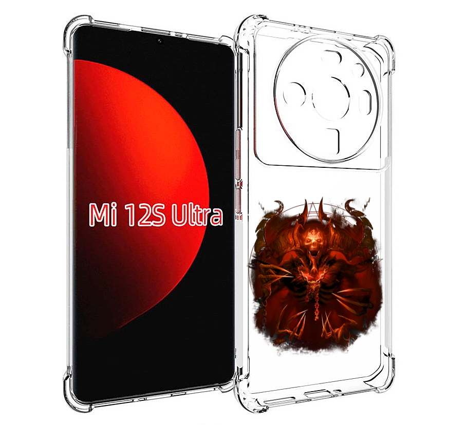 

Чехол MyPads яркий демон для Xiaomi 12S Ultra, Прозрачный, Tocco