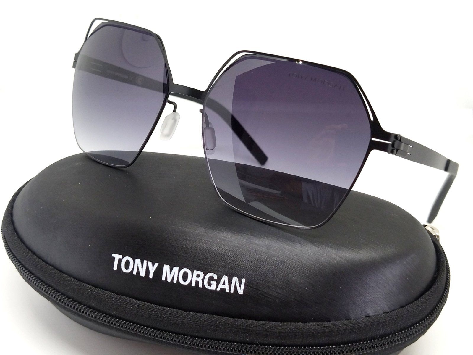 Солнцезащитные очки унисекс Tony Morgan 9633 черные