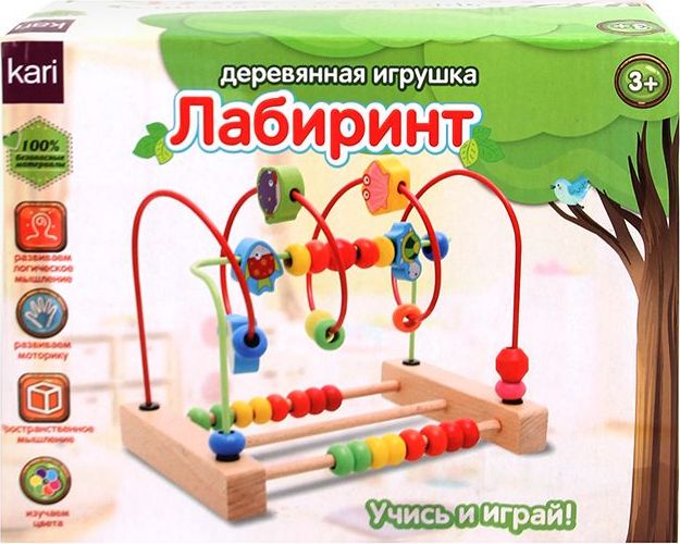 Деревянная игрушка Kari Лабиринт K6372