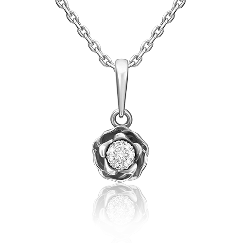

Кулон из белого золота PLATINA jewelry 03-2645-00-101-1120-30, бриллиант, 03-2645-00-101-1120-30