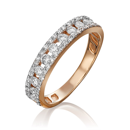 

Кольцо из красного золота с бриллиантом р. 17,5 PLATINA jewelry 01-1501-00-101-1110-30, 01-1501-00-101-1110-30