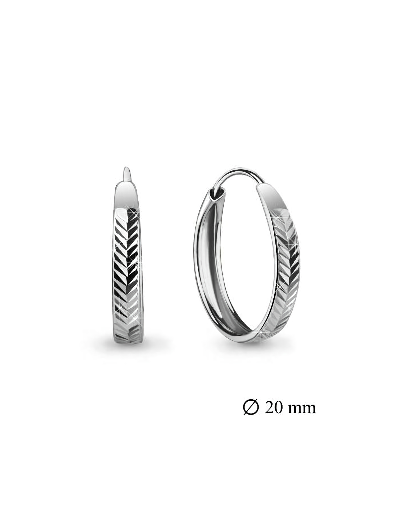 

Серьги конго из серебра TEO MAORI 832074.5, 832074.5