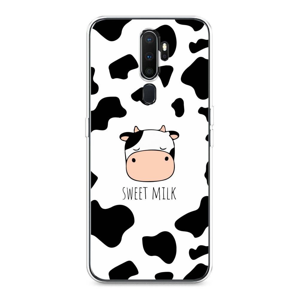 

Чехол на Oppo A5 "Sweet milk", Розовый;белый;черный, 251350-1