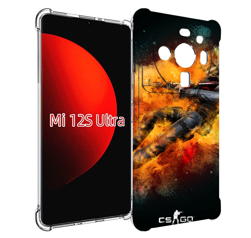 

Чехол MyPads CS-go Контр-террорист для Xiaomi 12S Ultra, Прозрачный, Tocco