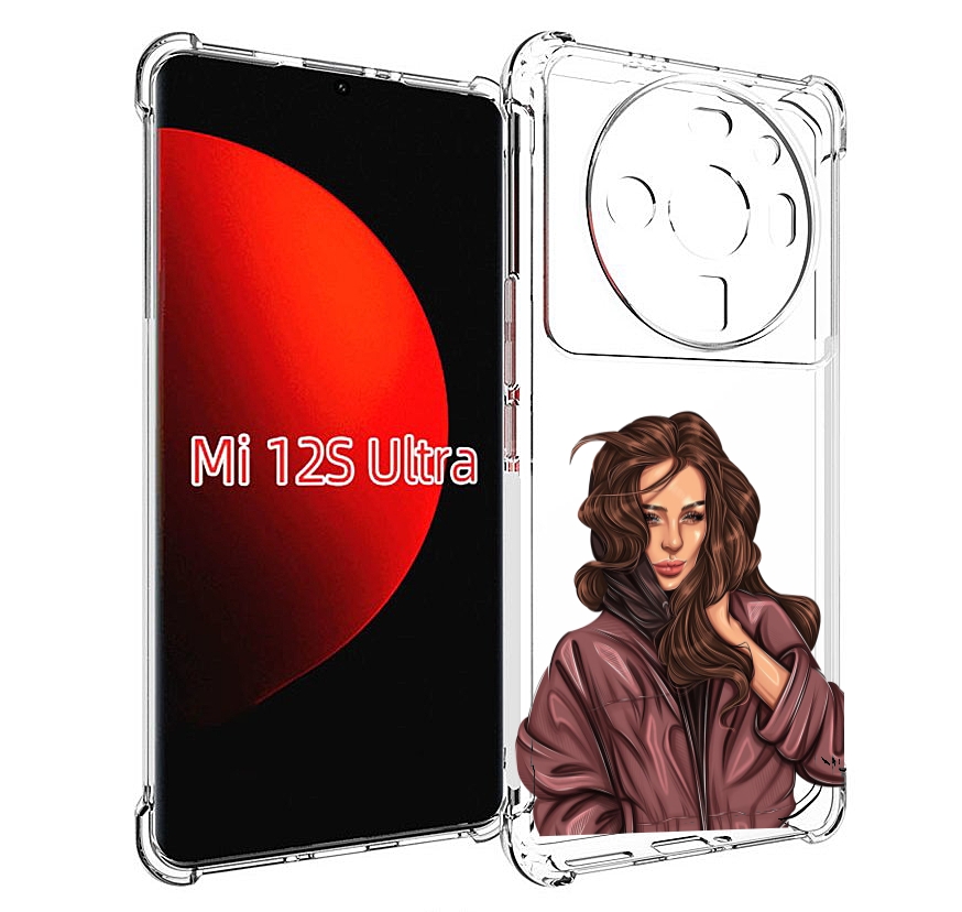 

Чехол MyPads Арт рисунок девушки для Xiaomi 12S Ultra, Прозрачный, Tocco