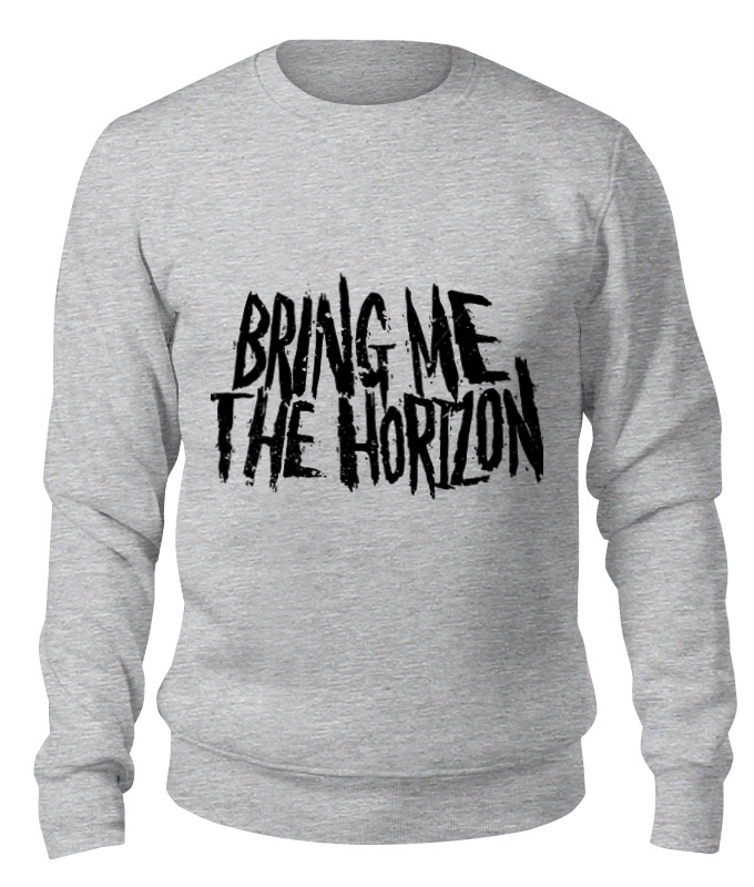 

Свитшот унисекс Printio Bring me the horizon серый XL, Bring me the horizon