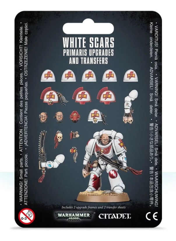 фото Миниатюры warhammer 40000: white scar primaris upgrades & transfers sheet games workshop