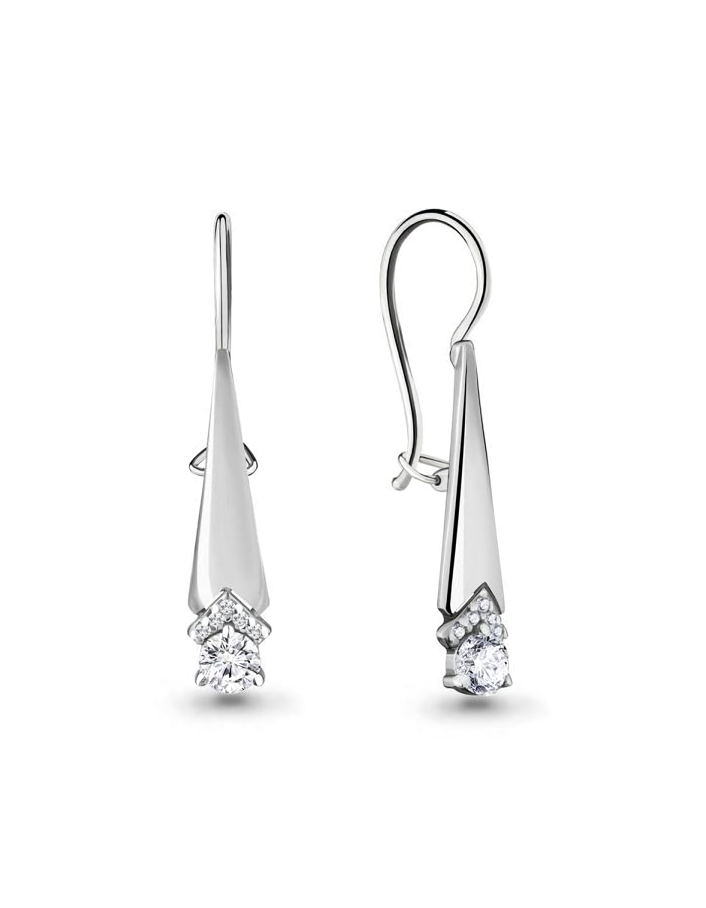 

Серьги из серебра TEO MAORI 846813А.5, фианит, 846813А.5