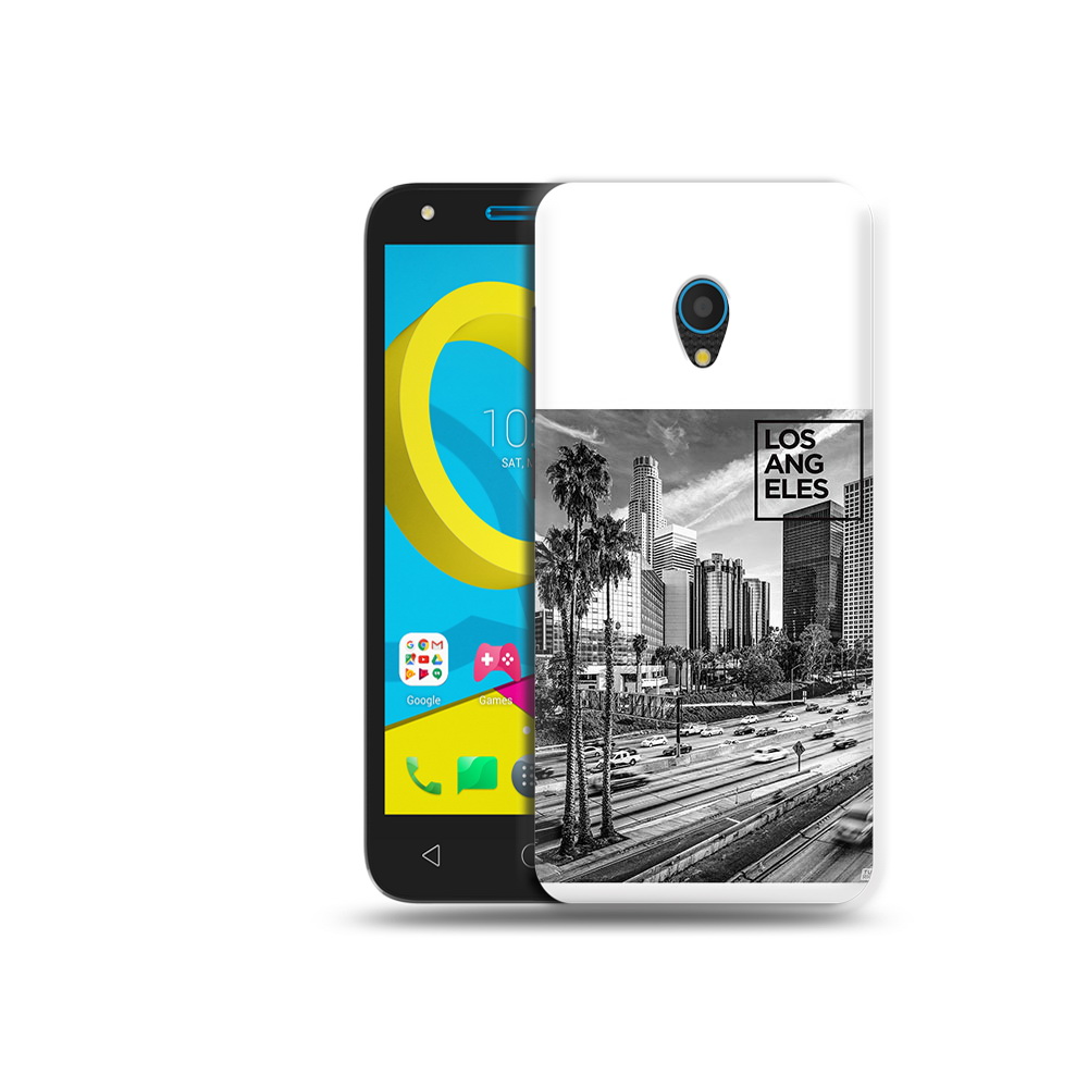 

Чехол MyPads Tocco для Alcatel U5 5047D черно белый лос анджелес (PT134046.676.685), Tocco