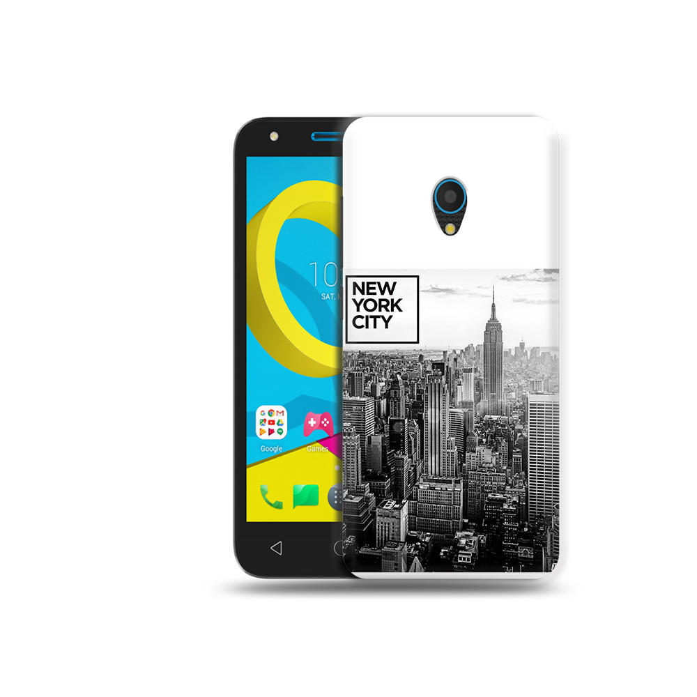 

Чехол MyPads Tocco для Alcatel U5 5047D черно белый ньюерк (PT134046.676.686), Tocco