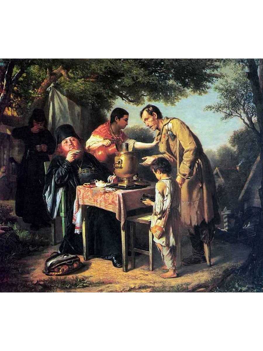 

Постер DRABS A2 Перов Василий Григорьевич Чаепитие в Мытищах близ Москвы