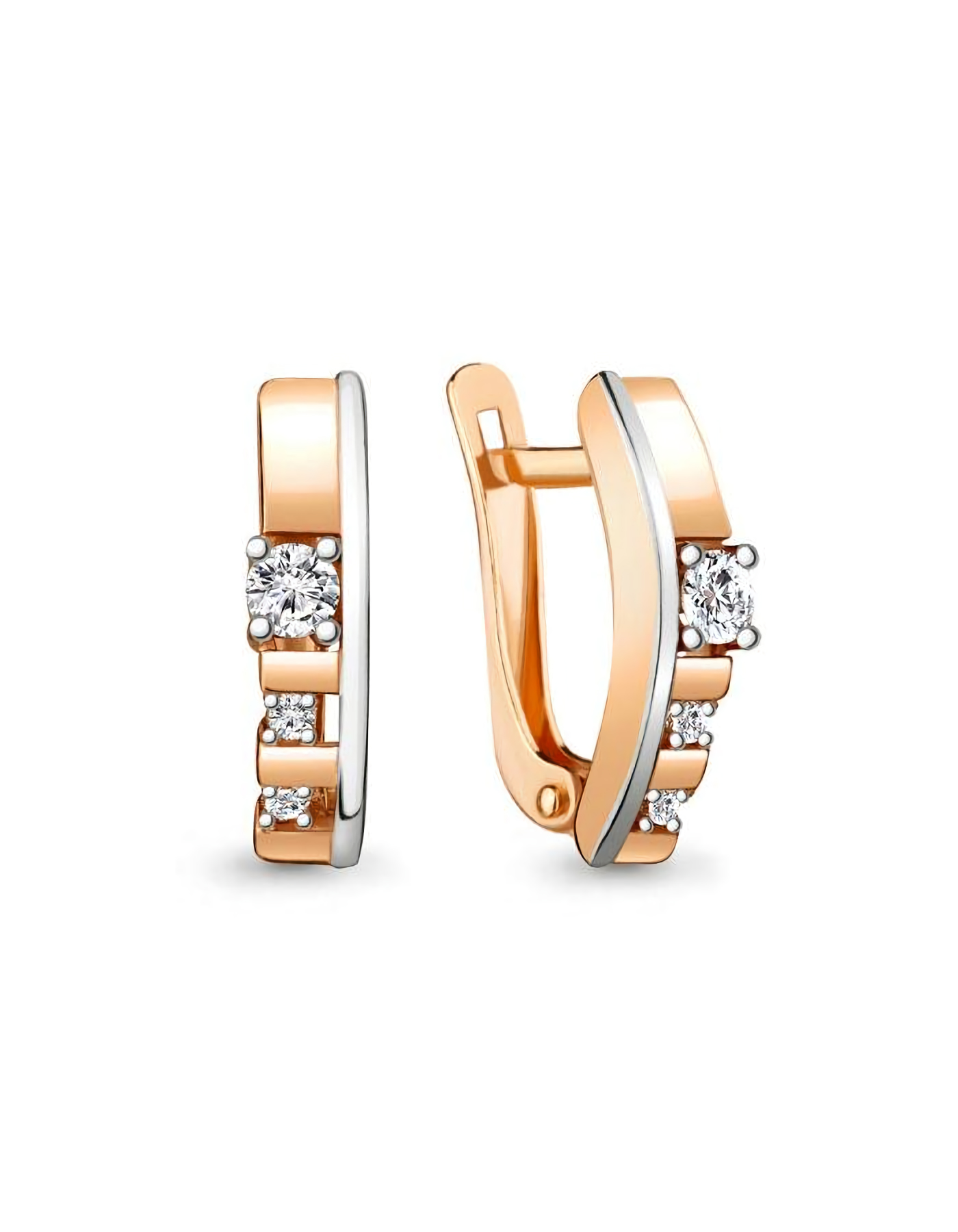 

Серьги из серебра TEO MAORI 848616А.6, фианит, 848616А.6