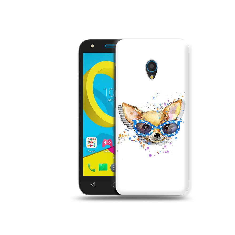 

Чехол MyPads Tocco для Alcatel U5 5047D чихуа-хуа в очках (PT134046.676.691), Tocco