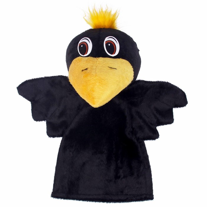Кукла рукавичка «Ворона» кукла перчатка сорока ворона десятое королевство 04059