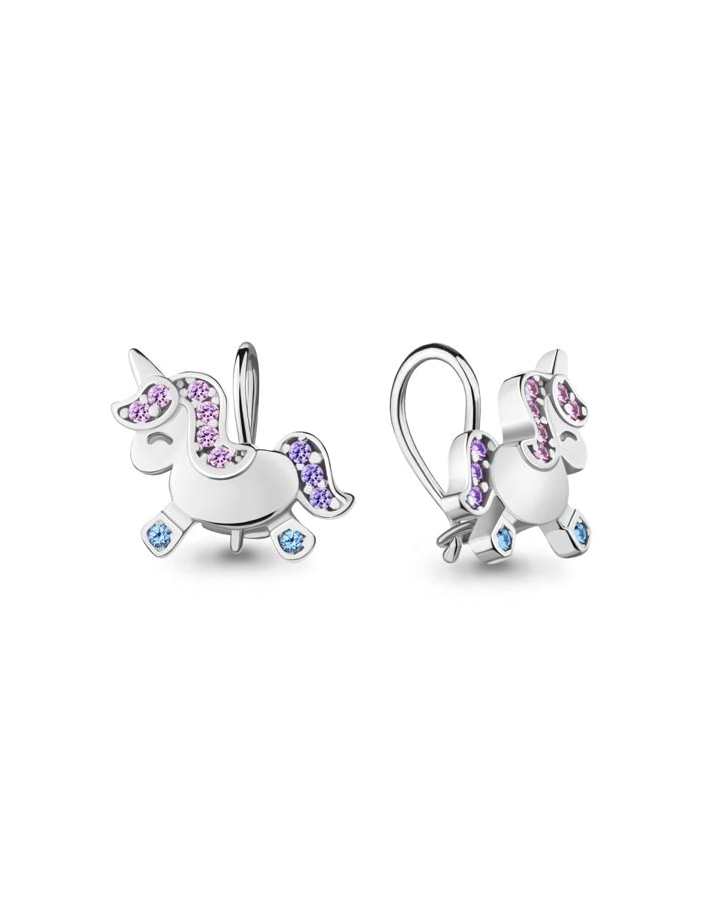 

Серьги из серебра TEO MAORI 848657БВД.5, фианит, 848657БВД.5