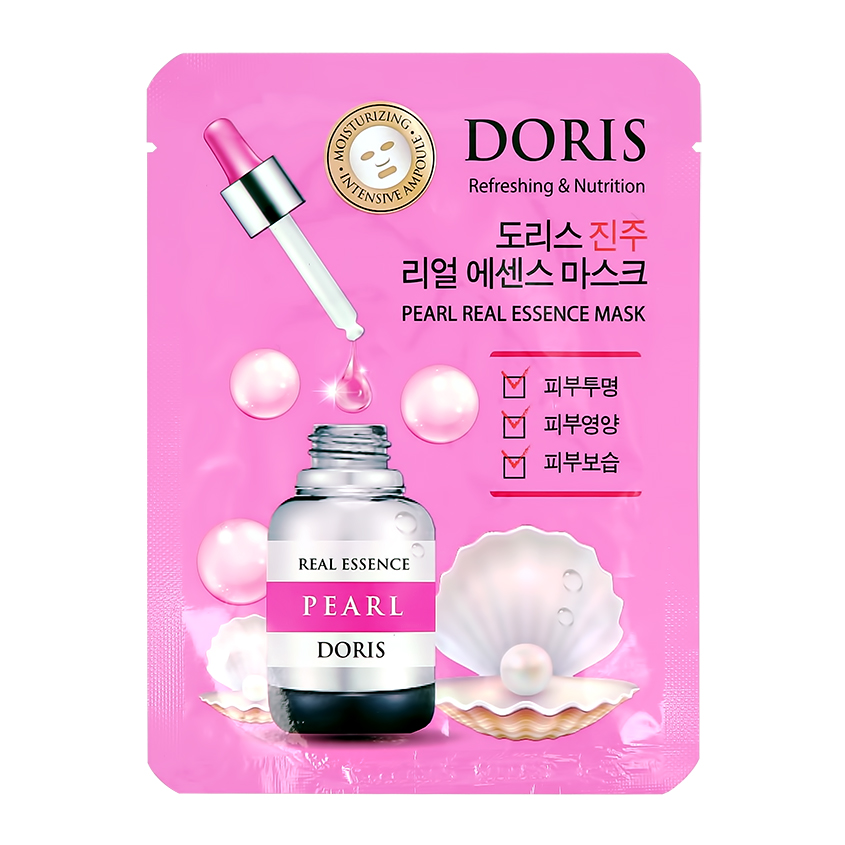 

Маска для лица DORIS с экстрактом жемчуга (anti-age) 25 мл, DORIS