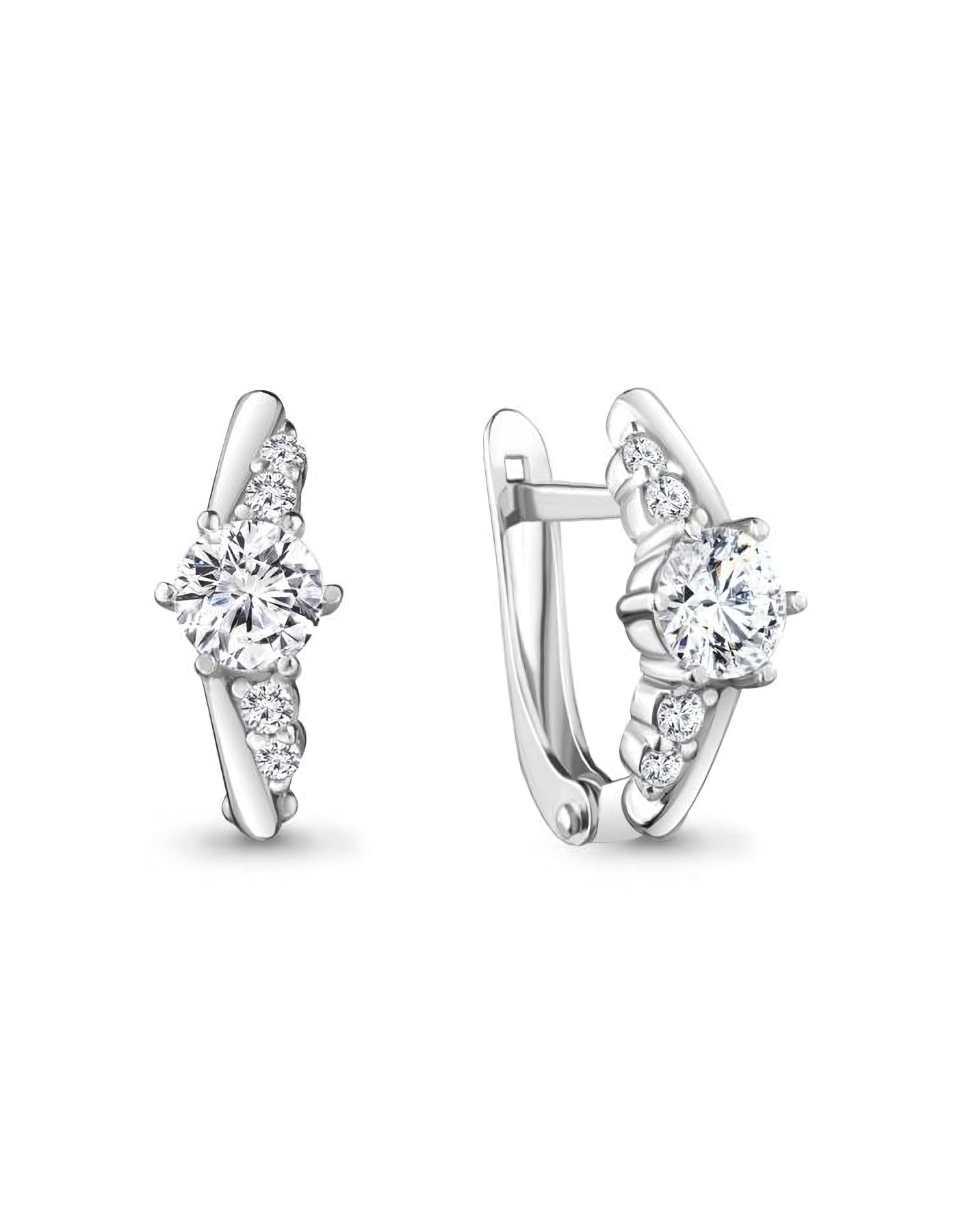 

Серьги из серебра TEO MAORI 848779А.5, фианит, 848779А.5