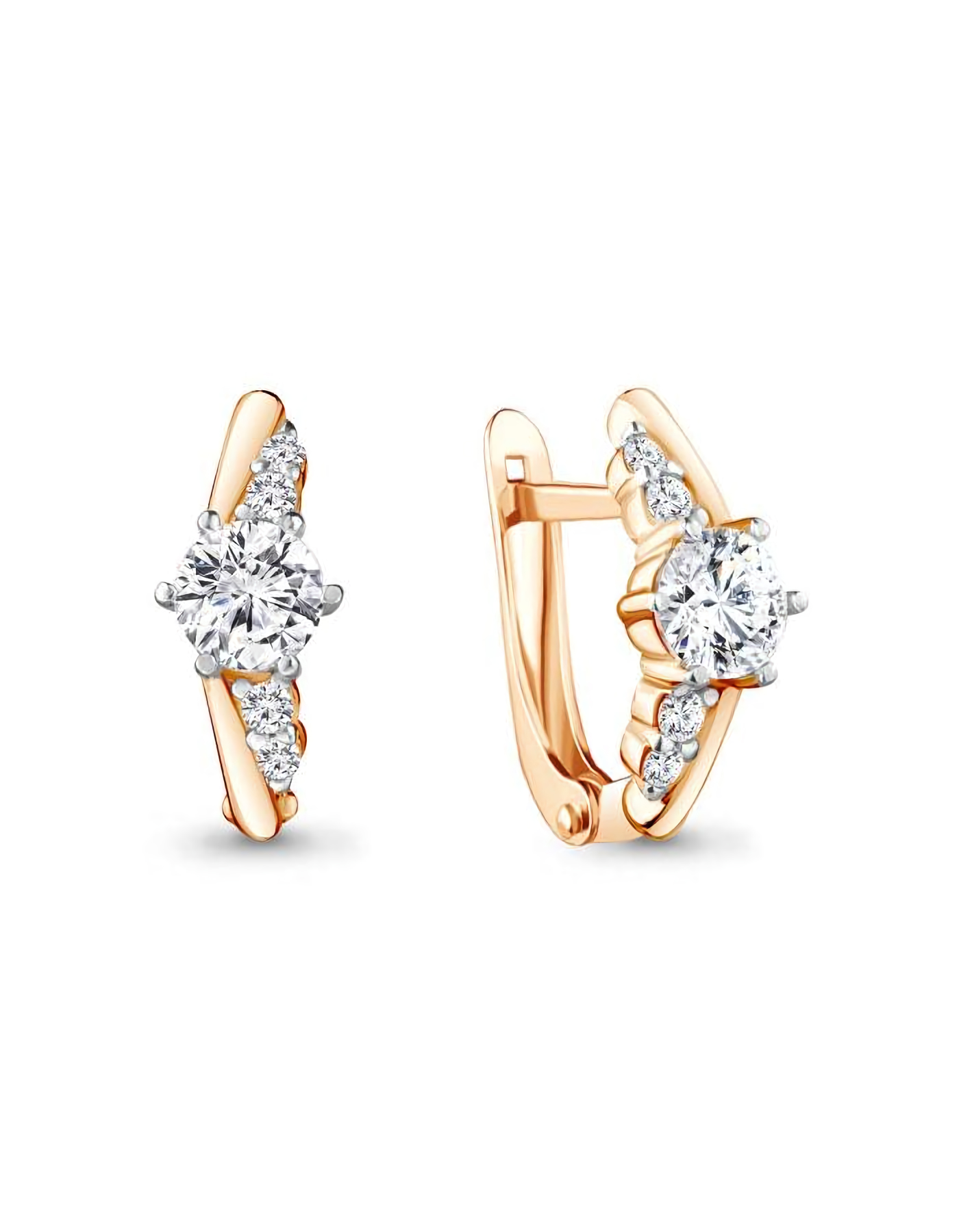 

Серьги из серебра TEO MAORI 848779А.6, фианит, 848779А.6