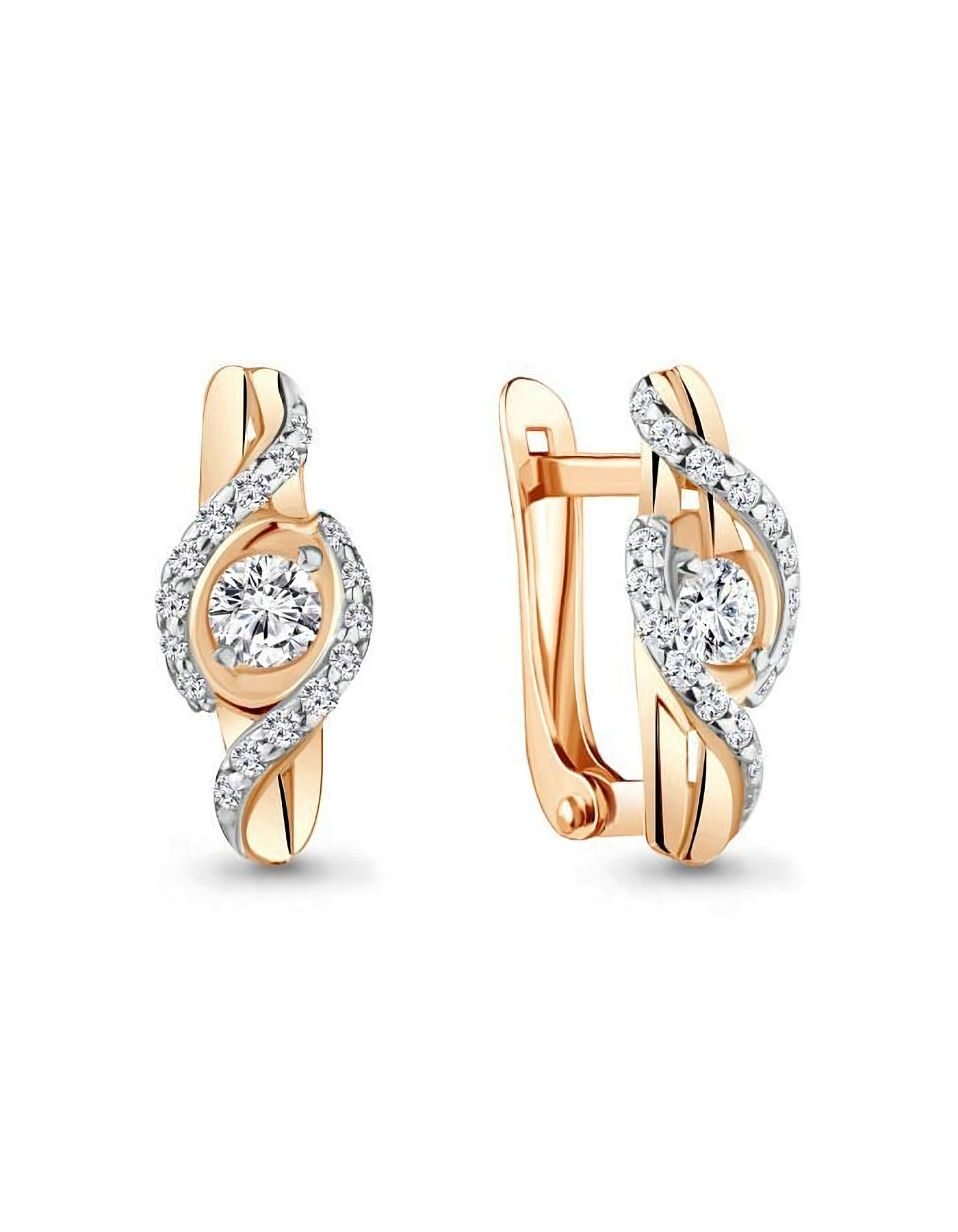 

Серьги из серебра TEO MAORI 848791А.6, фианит, 848791А.6