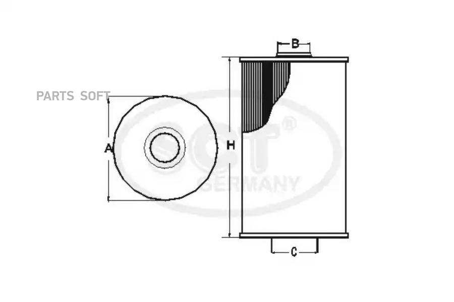 Фильтр топливный ГАЗель, дв. Cummins 2.8 Mannol SCT