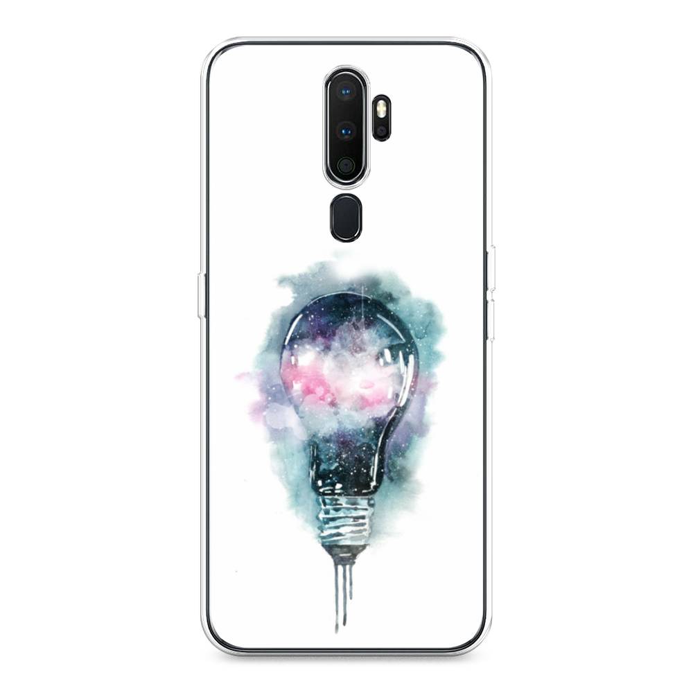 

Чехол на Oppo A5 "Волшебная лампа", Белый;серый, 251350-4