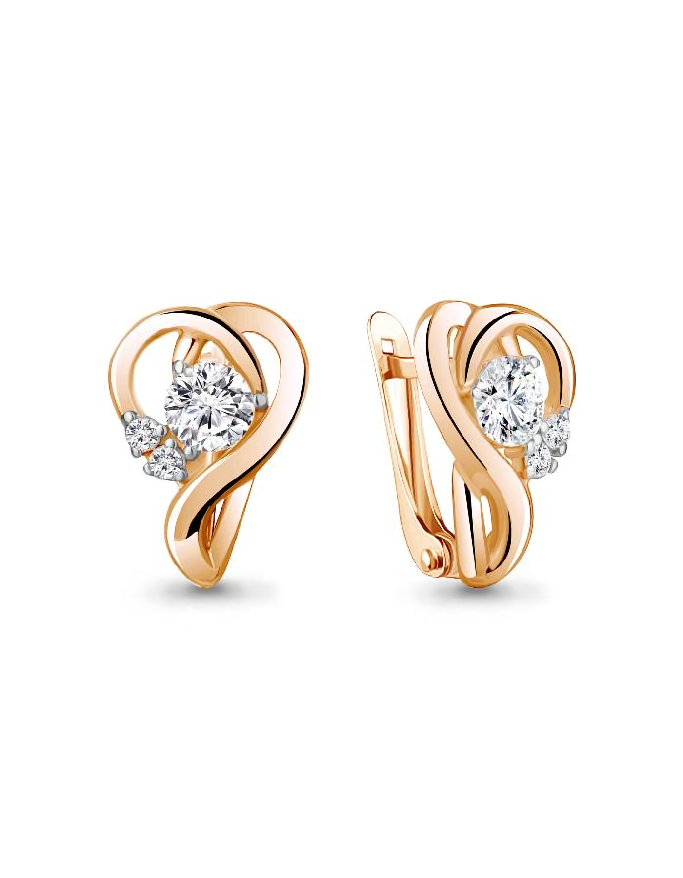 

Серьги из серебра TEO MAORI 849167А.6, фианит, 849167А.6