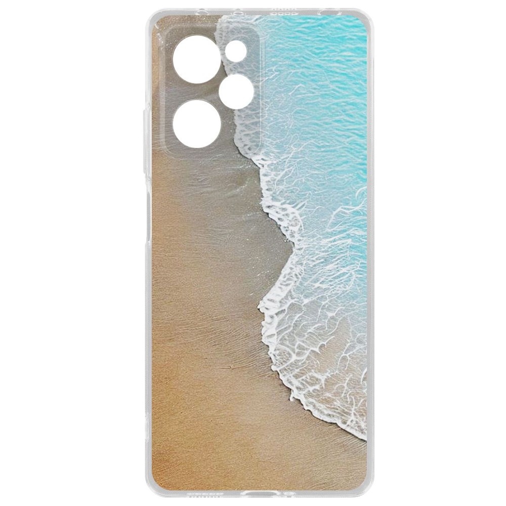 

Чехол-накладка Case Прибой для Xiaomi Poco X5 Pro, Прозрачный