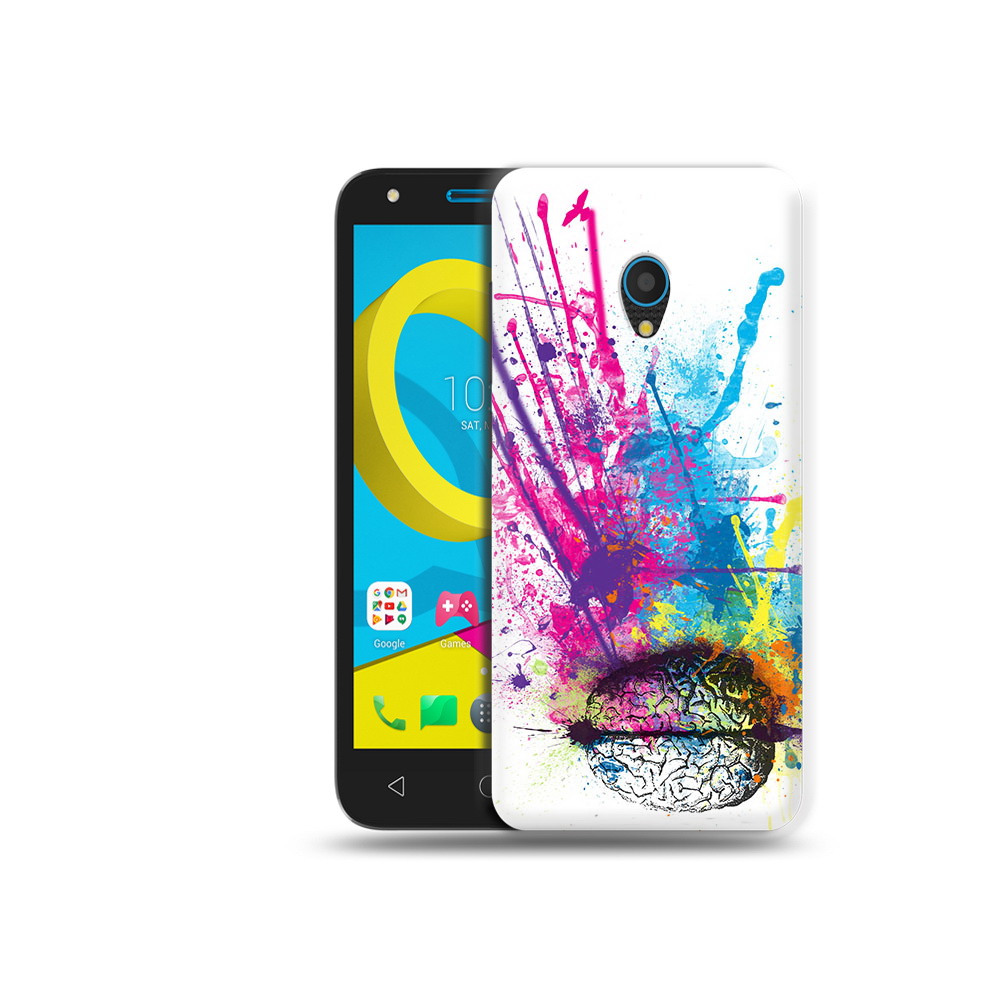 

Чехол MyPads Tocco для Alcatel U5 5047D яркий красочный мозг (PT134046.676.710), Tocco