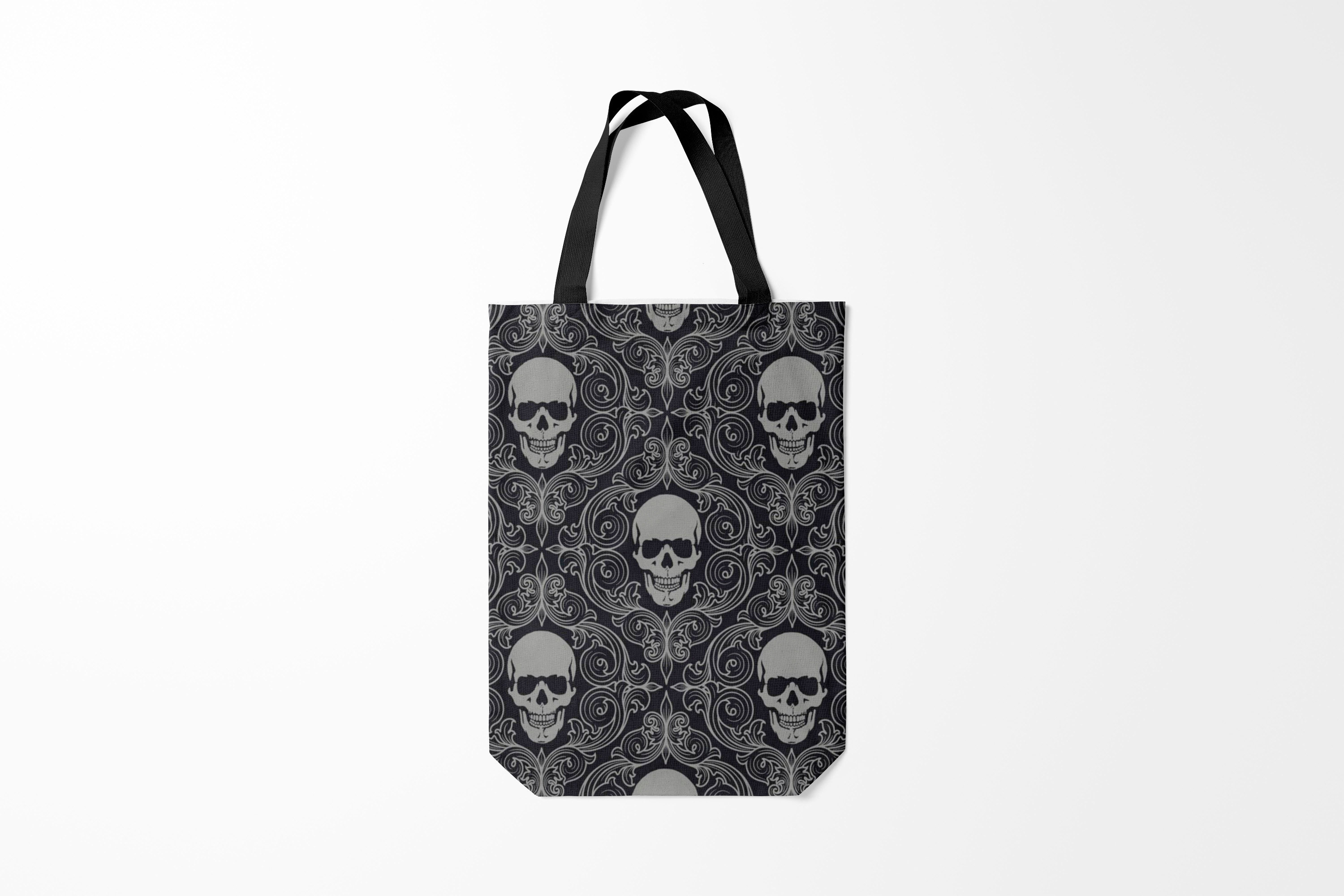 

Сумка шoппер унисекс Burnettie Черепа Skulls, черный, Черепа Skulls