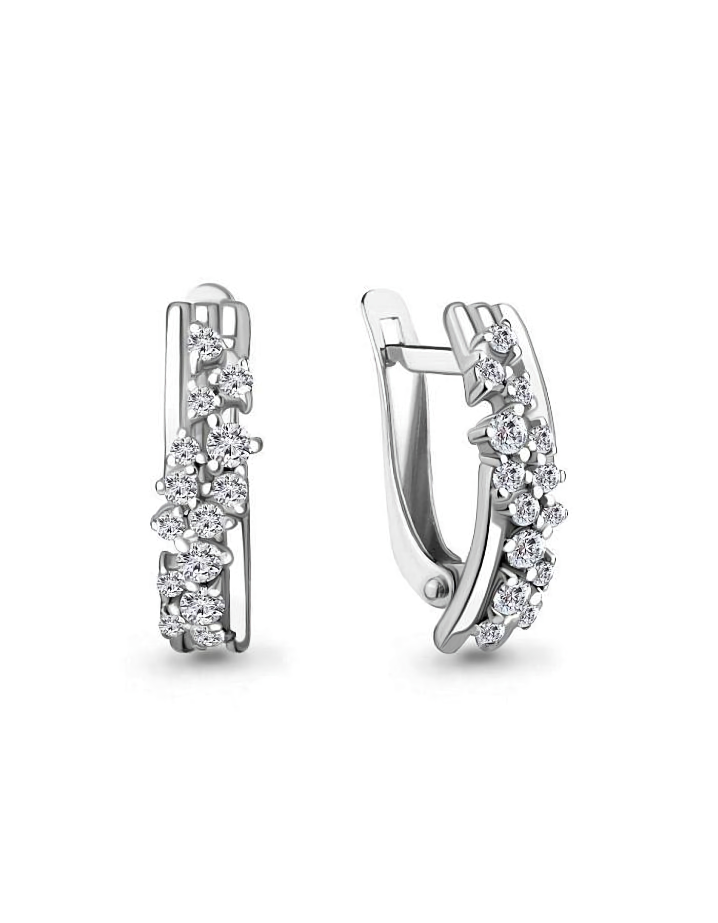 

Серьги из серебра TEO MAORI 849186А.5, фианит, 849186А.5