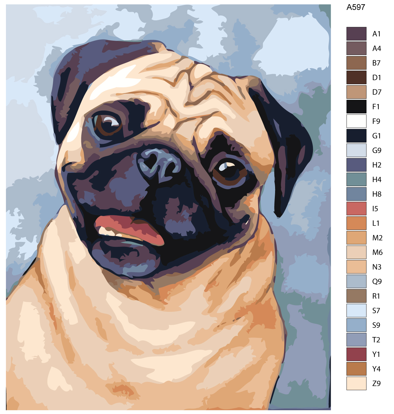 

Картина по номерам, Живопись по номерам, 48 х 60, A597, A597