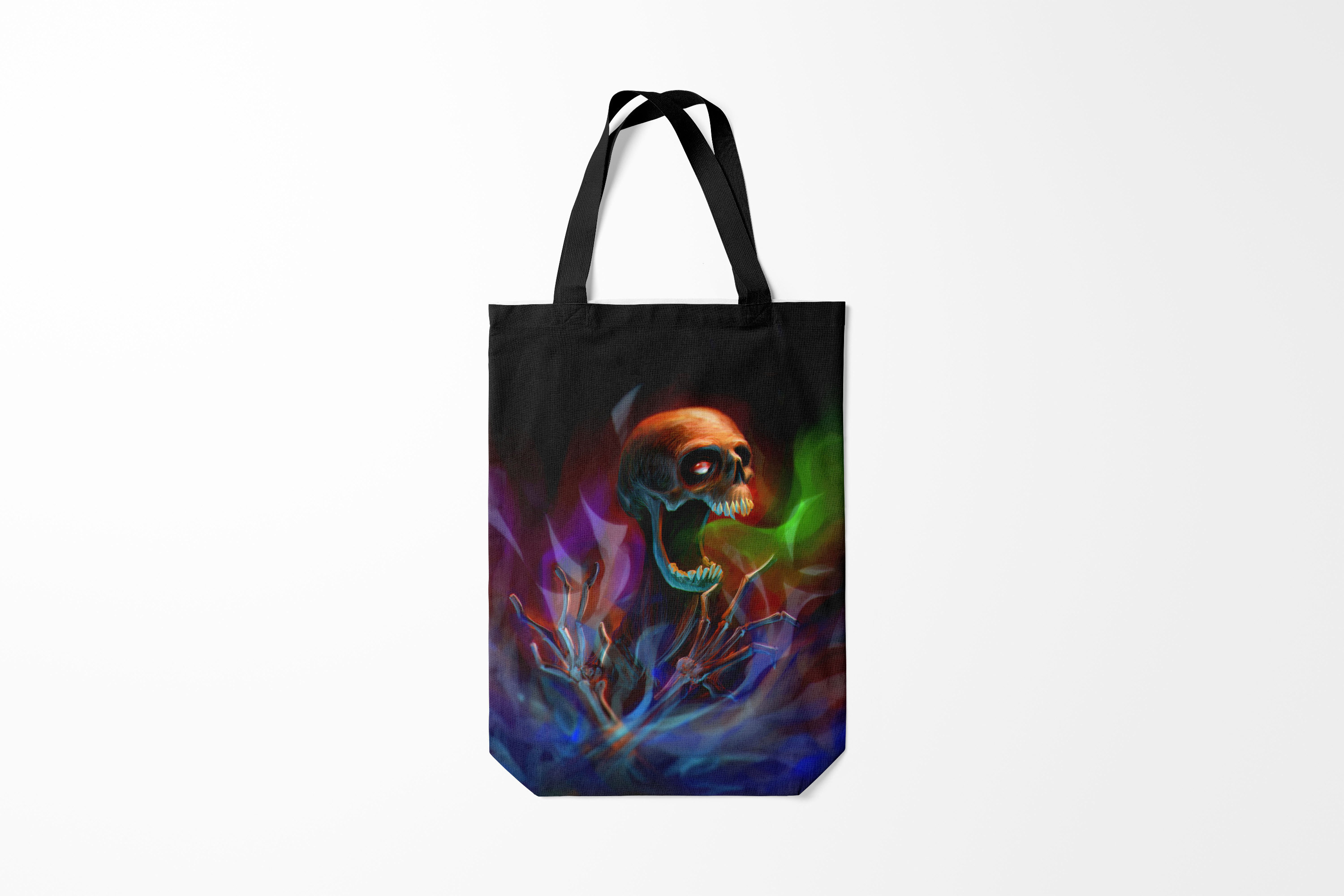 

Сумка шoппер унисекс Burnettie Черепа Skull, черный, Черепа Skull