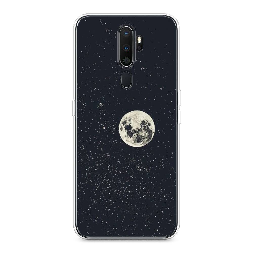 

Чехол на Oppo A5 "Полнолуние", Красный, 251350-2