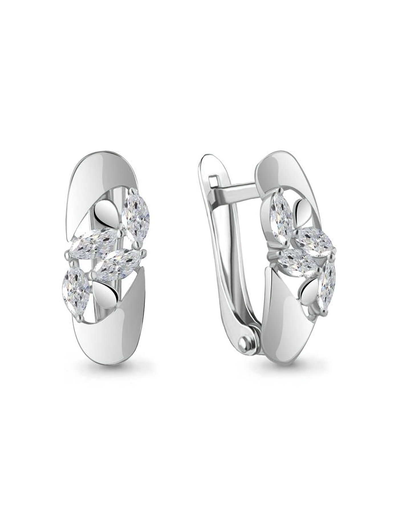 

Серьги из серебра TEO MAORI 849215.5, фианит, 849215.5