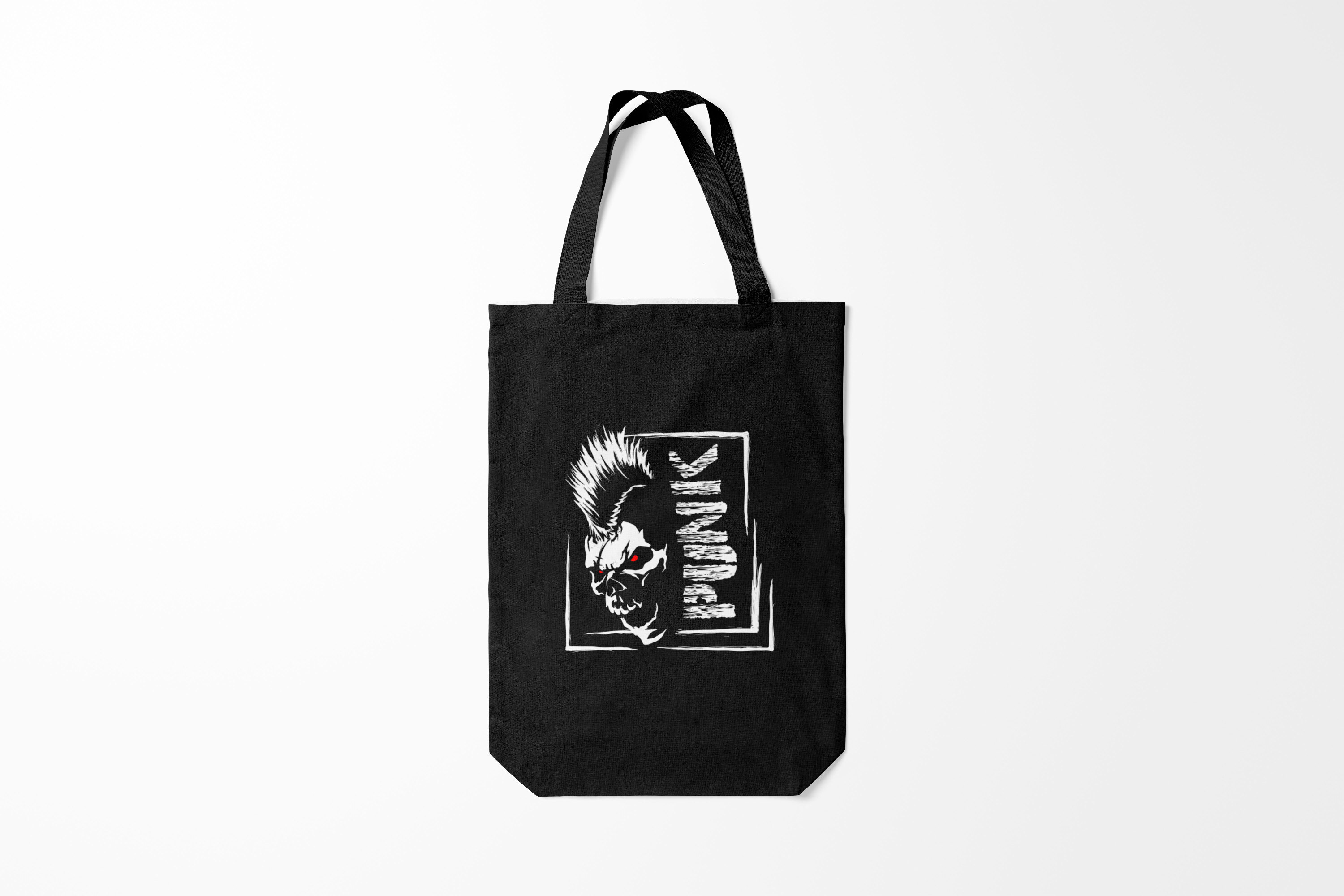 

Сумка шoппер унисекс Burnettie Черепа Punk, черный, Черепа Punk