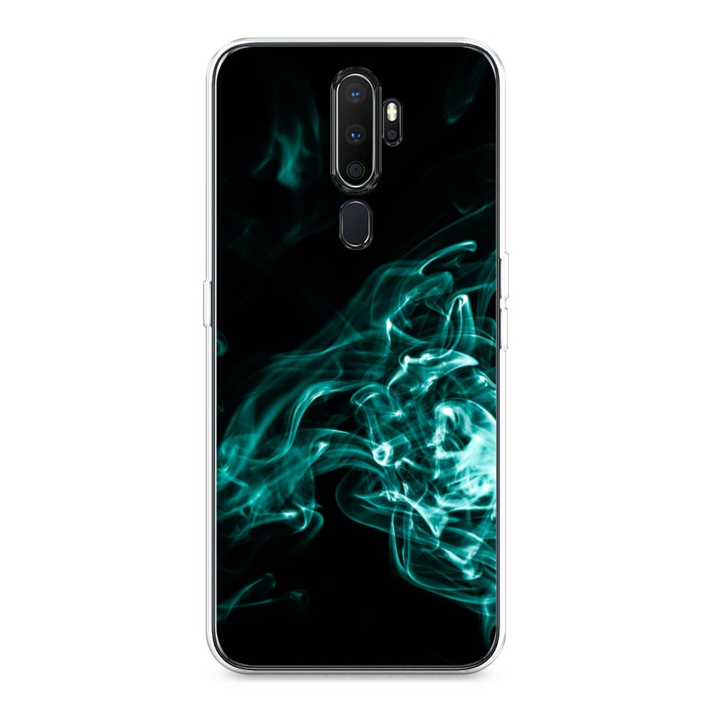 

Чехол на Oppo A5 "Дым", Голубой;черный, 251350-3