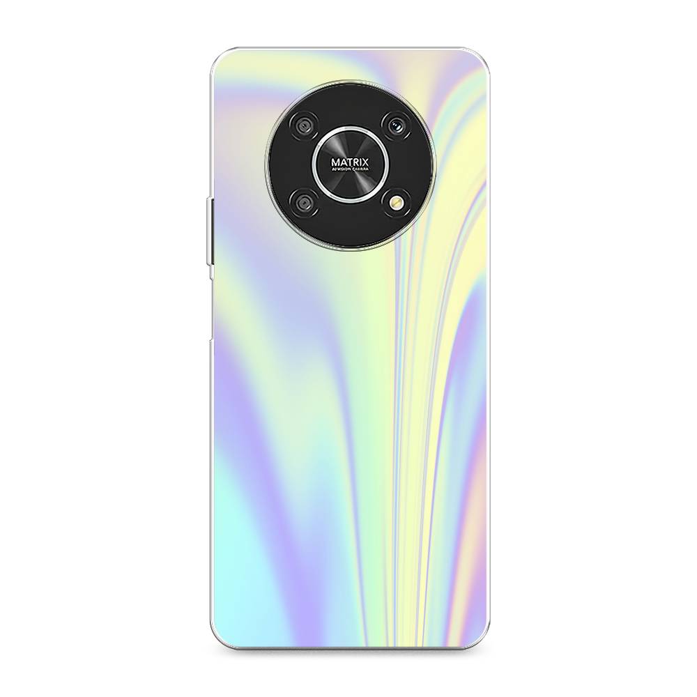 

Силиконовый чехол "Фиолетовая голограмма" на Honor Magic 4 Lite 4G, Фиолетовая голограмма