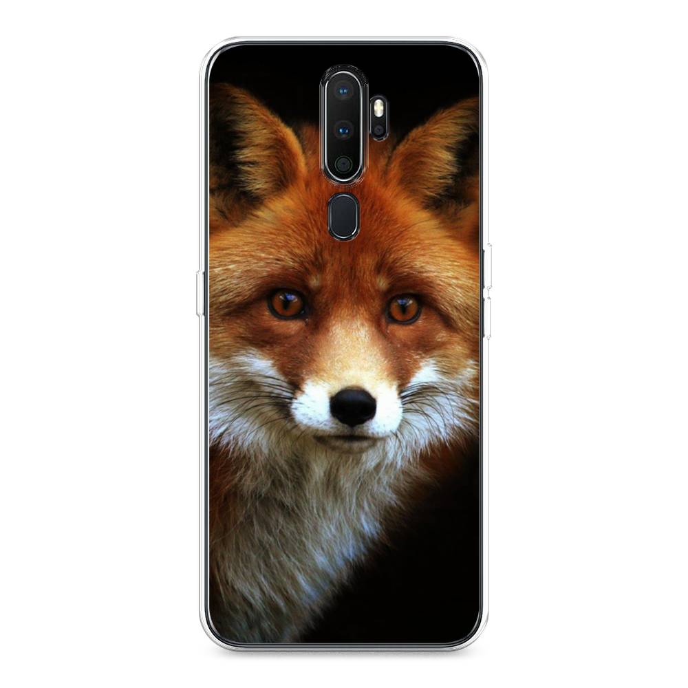 

Чехол на Oppo A5 "Лиса 2", Оранжевый;черный;серый, 251350-1