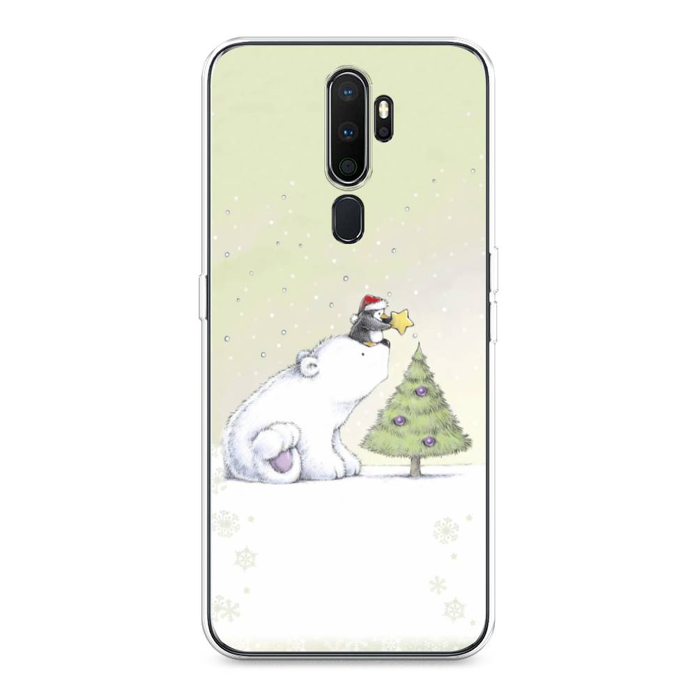 

Чехол на Oppo A5 "Украшение елки", Белый;бежевый, 251350-5